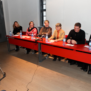 Ko je Šlemil šel v Varšavo - novinarska konferenca <em>Foto: Boštjan Lah</em>
