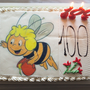 Hundredth repetition of Bee Maja <em>Photo: Boštjan Lah</em>