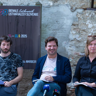 Novinarska konferenca pred 13. bienalom lutkovnih ustvarjalcev Slovenije