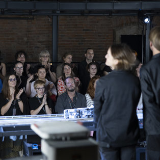 2nd day ob 13th Biennale <em>Photo: Boštjan Lah</em>