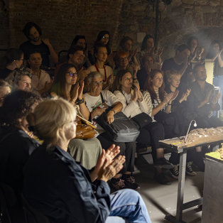 2nd day ob 13th Biennale <em>Photo: Boštjan Lah</em>