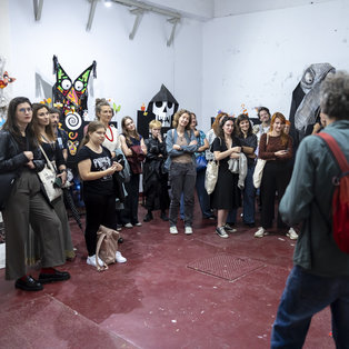 2nd day ob 13th Biennale <em>Photo: Boštjan Lah</em>