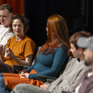 Novinarska konferenca Arhitekta bova! <em>Foto: Boštjan Lah</em>