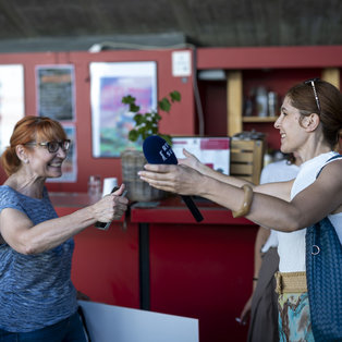 Novinarska pred festivalom 37. PLP <em>Foto: Boštjan Lah</em>