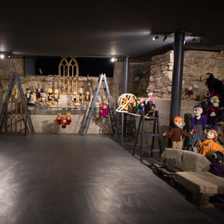 Opening of an exhibition of puppets and sketches  Breda Varl <em>Photo: Boštjan Lah</em>