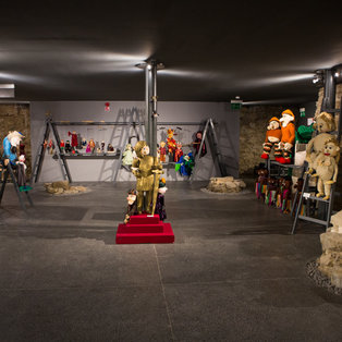 Opening of an exhibition of puppets and sketches  Breda Varl <em>Photo: Boštjan Lah</em>