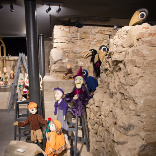 Opening of an exhibition of puppets and sketches  Breda Varl <em>Photo: Boštjan Lah</em>