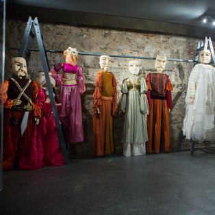 Opening of an exhibition of puppets and sketches  Breda Varl <em>Photo: Boštjan Lah</em>