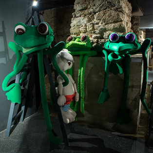 Opening of an exhibition of puppets and sketches  Breda Varl <em>Photo: Boštjan Lah</em>