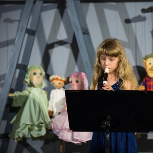 Opening of an exhibition of puppets and sketches  Breda Varl <em>Photo: Boštjan Lah</em>