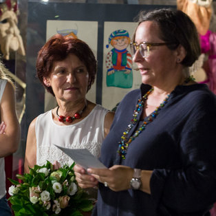 Opening of an exhibition of puppets and sketches  Breda Varl <em>Photo: Boštjan Lah</em>