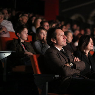 Ščeper and Mba - Premiere and Opening of the Exhibition by Eka Vogelnik <em>Photo: Boštjan Lah</em>