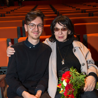 Ščeper and Mba - Premiere and Opening of the Exhibition by Eka Vogelnik <em>Photo: Boštjan Lah</em>