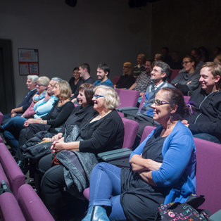 Premiere of The Naughty Pigs <em>Photo: Boštjan Lah</em>