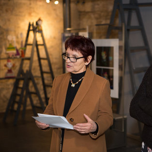  Opening of an exhibition of Sabina Šinko <em>Photo: Boštjan Lah</em>