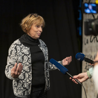 Press conference before the premiere of The Story of Colors  <em>Photo: Boštjan Lah</em>