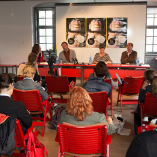 7. Biennial - Press Conference <em>Photo: Boštjan Lah</em>