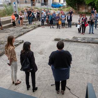 Opening of the exhibition of Metka Kavčič <em>Photo: Branimir Ritonja</em>