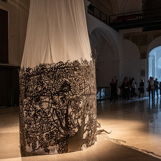 Opening of the exhibition of Metka Kavčič <em>Photo: Branimir Ritonja</em>