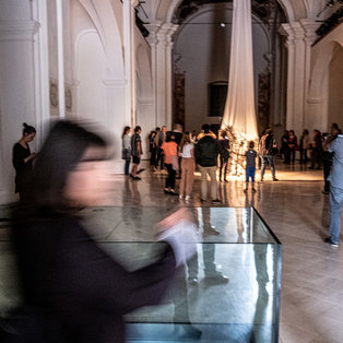 Opening of the exhibition of Metka Kavčič <em>Photo: Branimir Ritonja</em>