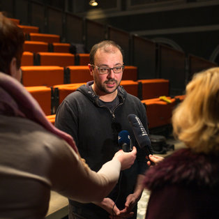 Ponočnjaki - novinarska konferenca <em>Foto: Boštjan Lah</em>