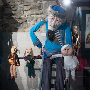 Opening of an exhibition of puppets and sketches  Breda Varl <em>Photo: Boštjan Lah</em>