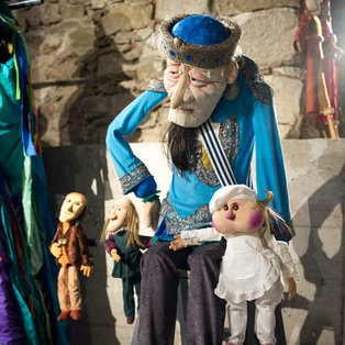 Opening of an exhibition of puppets and sketches  Breda Varl <em>Photo: Boštjan Lah</em>