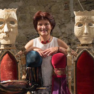 Opening of an exhibition of puppets and sketches  Breda Varl <em>Photo: Boštjan Lah</em>