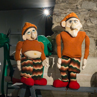 Opening of an exhibition of puppets and sketches  Breda Varl <em>Photo: Boštjan Lah</em>