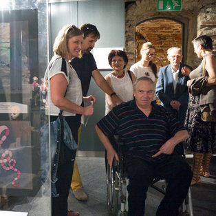 Opening of an exhibition of puppets and sketches  Breda Varl <em>Photo: Boštjan Lah</em>