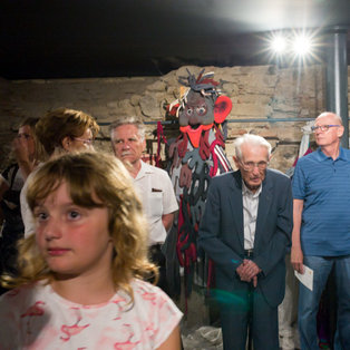 Opening of an exhibition of puppets and sketches  Breda Varl <em>Photo: Boštjan Lah</em>