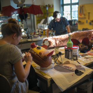 Bat Kazimir - Puppet Workshop <em>Photo: Boštjan Lah</em>