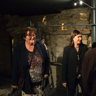 Ščeper and Mba - Premiere and Opening of the Exhibition by Eka Vogelnik <em>Photo: Boštjan Lah</em>