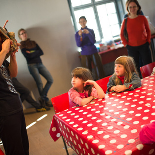 The Ninja After The Ninja - Puppet Workshop for children <em>Photo: Boštjan Lah</em>