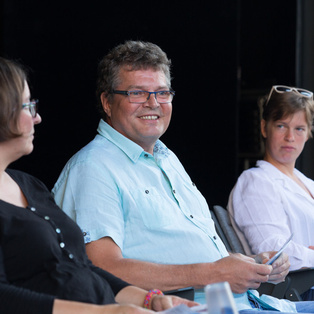 Press Conference - Summer Puppet Pier 2014 and Restaging of Speckles of Ball <em>Photo: Boštjan Lah</em>