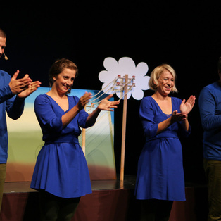 Restaging of the performance Speckles the Ball <em>Photo: Boštjan Lah</em>