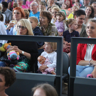 Restaging of the performance Speckles the Ball <em>Photo: Boštjan Lah</em>