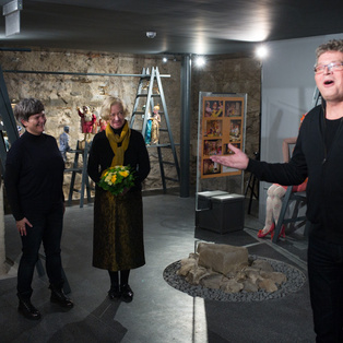 Exhibition opening: Puppets and sketches by Agata Freyer <em>Photo: Boštjan Lah</em>