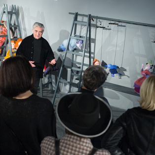 Exhibition opening: Puppets and sketches by Agata Freyer <em>Photo: Boštjan Lah</em>