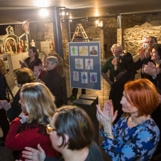 Exhibition opening: Puppets and sketches by Agata Freyer <em>Photo: Boštjan Lah</em>