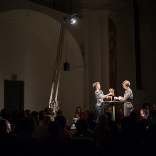 The Pirate and the Moon - Public rehearsal and discussion <em>Photo: Boštjan Lah</em>