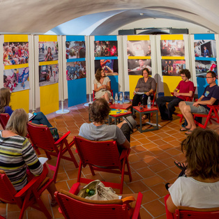 Poletni lutkovni pristan 2013 - novinarska konferenca <em>Foto: Matej Kristovič</em>