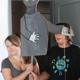 Final Production of the Summer Puppet Pier Children s Puppetry Workshop <em>Photo: Boštjan Lah</em>