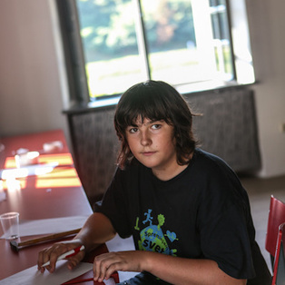 Final Production of the Summer Puppet Pier Children s Puppetry Workshop <em>Photo: Boštjan Lah</em>