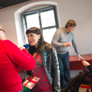 Rdeča kapica - novinarska konferenca <em>Foto: Boštjan Lah</em>