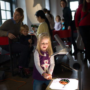 Shadow Puppet Theatre - Puppet Workshop for children <em>Photo: Boštjan Lah</em>