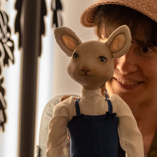 A Puppet Rabbit and a Convent Mouse <em>Photo: Boštjan Lah</em>