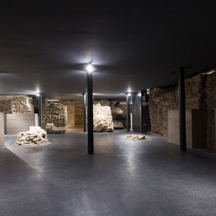 Exhibition grounds in the basement of the Minorite Church