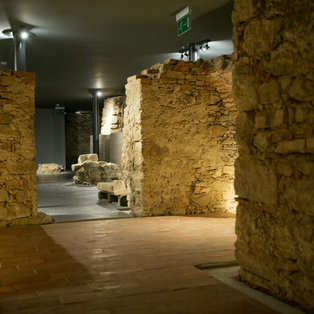 Exhibition grounds in the basement of the Minorite Church